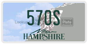 57OS  license plate in NH