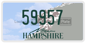59957  license plate in NH