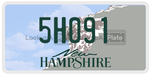 5H091  license plate in NH
