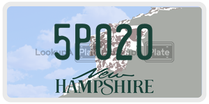 5P020  license plate in NH