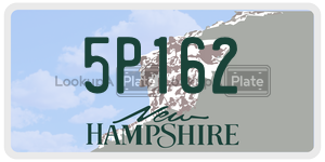 5P162  license plate in NH