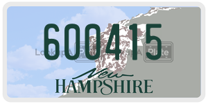 600415  license plate in NH