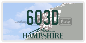 603D  license plate in NH