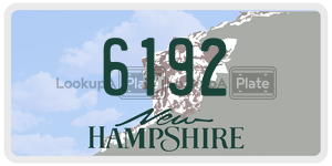 6192  license plate in NH
