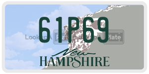 61P69  license plate in NH