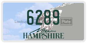 6289  license plate in NH