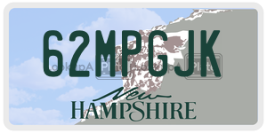 62MPGJK  license plate in NH