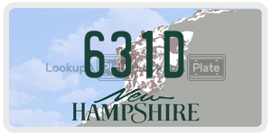631D  license plate in NH
