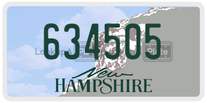 634505  license plate in NH