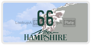 66 license plate in New Hampshire