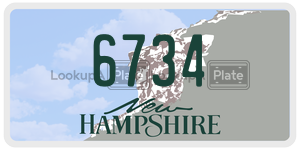 6734  license plate in NH