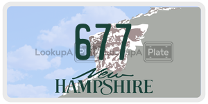 677  license plate in NH