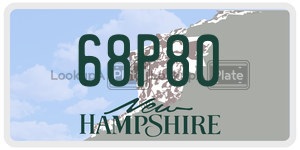 68P80  license plate in NH