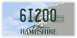 6I200  license plate in NH