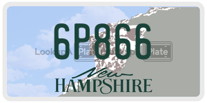 6P866  license plate in NH
