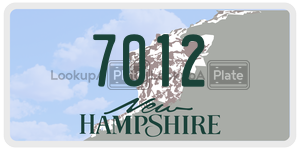 7012  license plate in NH