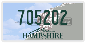 705202  license plate in NH