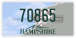 70865  license plate in NH