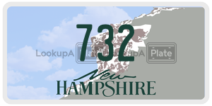 732  license plate in NH