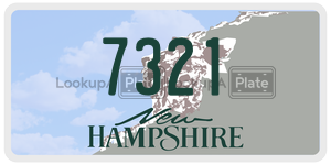 7321  license plate in NH