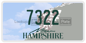 7322  license plate in NH