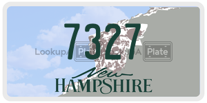 7327  license plate in NH