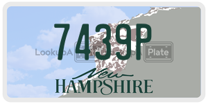 7439P  license plate in NH