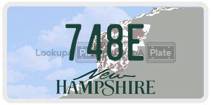 748E  license plate in NH