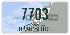 7703  license plate in NH