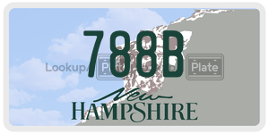 788B  license plate in NH
