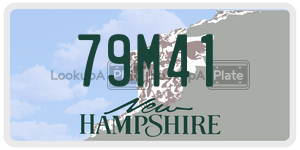 79M41  license plate in NH