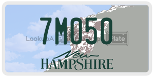 7M050  license plate in NH