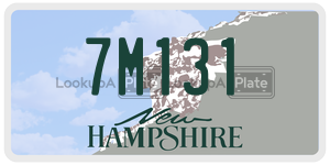 7M131  license plate in NH
