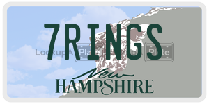 7RINGS  license plate in NH