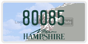 80085  license plate in NH