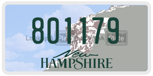 801179  license plate in NH