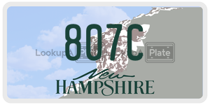 807C  license plate in NH