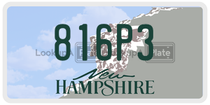 816P3  license plate in NH