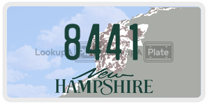 8441  license plate in NH