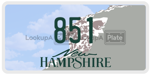 851  license plate in NH
