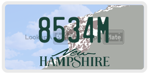 8534M  license plate in NH