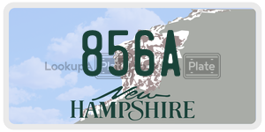 856A  license plate in NH