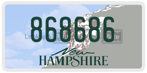 868686  license plate in NH