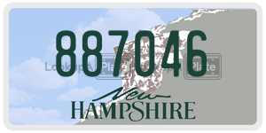 887046  license plate in NH