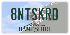 8NTSKRD  license plate in NH