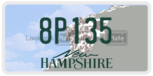 8P135  license plate in NH