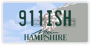 911ISH  license plate in NH