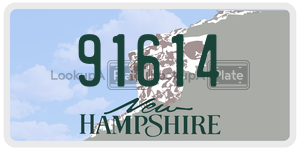 91614  license plate in NH