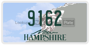 9162  license plate in NH