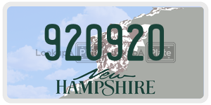 920920  license plate in NH